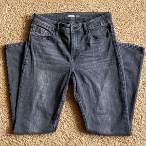 Old Navy Gray Black Skinny High Waisted Jeans